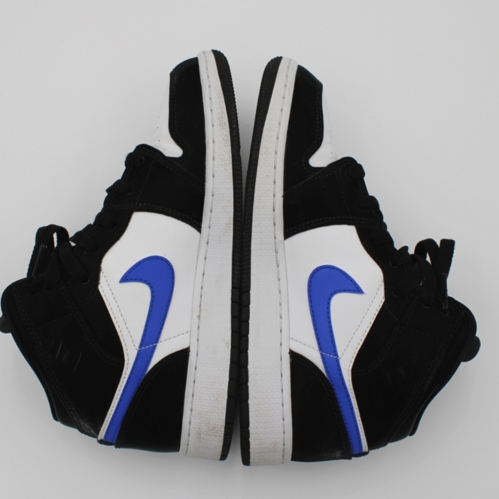 Air Jordan 1 Mid – Black/Racer Blue/White (GS)Size: 5.5Y - Picture 5 of 12